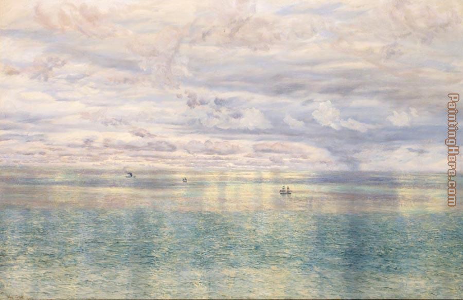 John Brett The Sicilian Sea, From the Taormina Cliffs